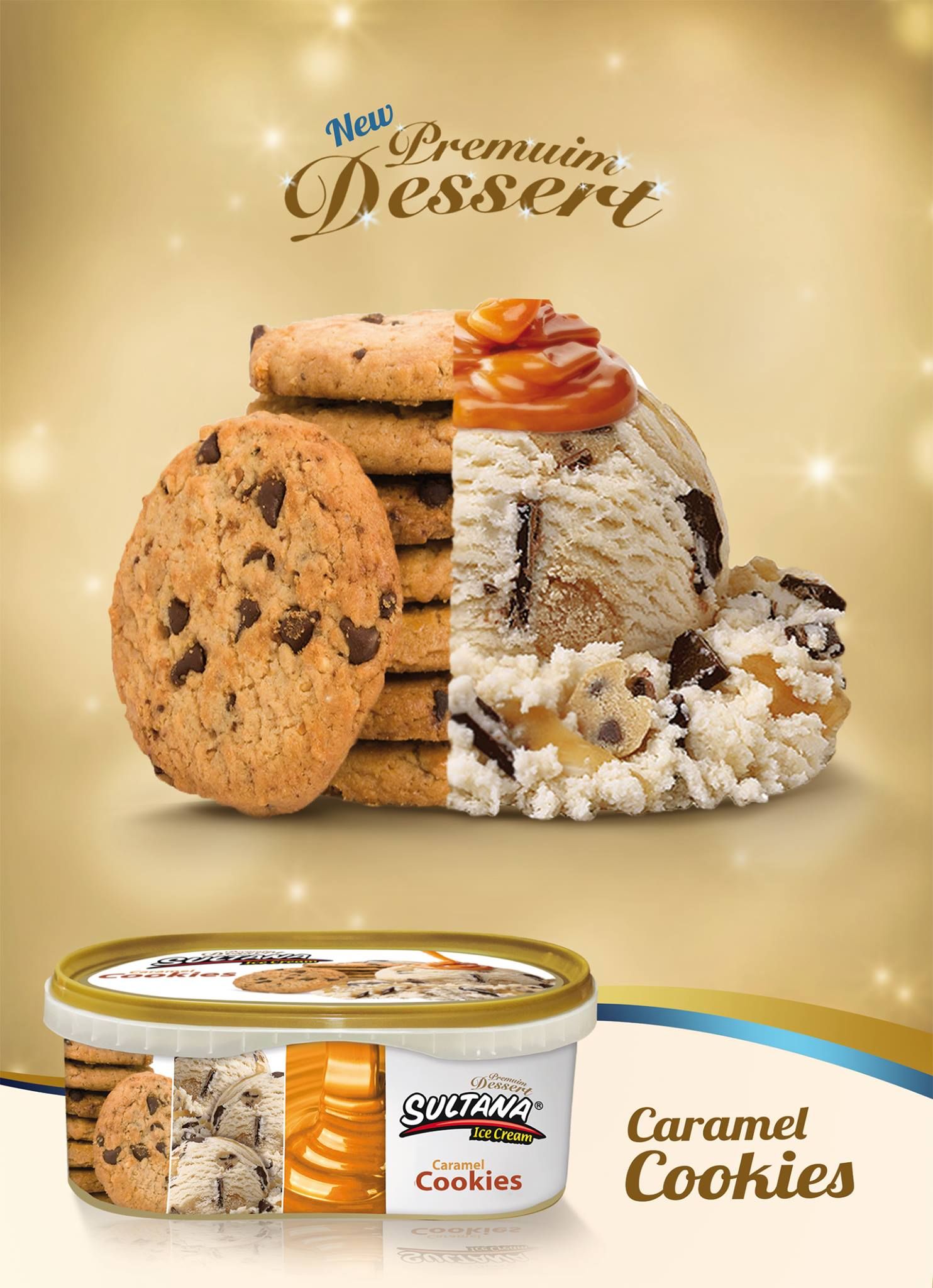 Premium Caramel Cookies