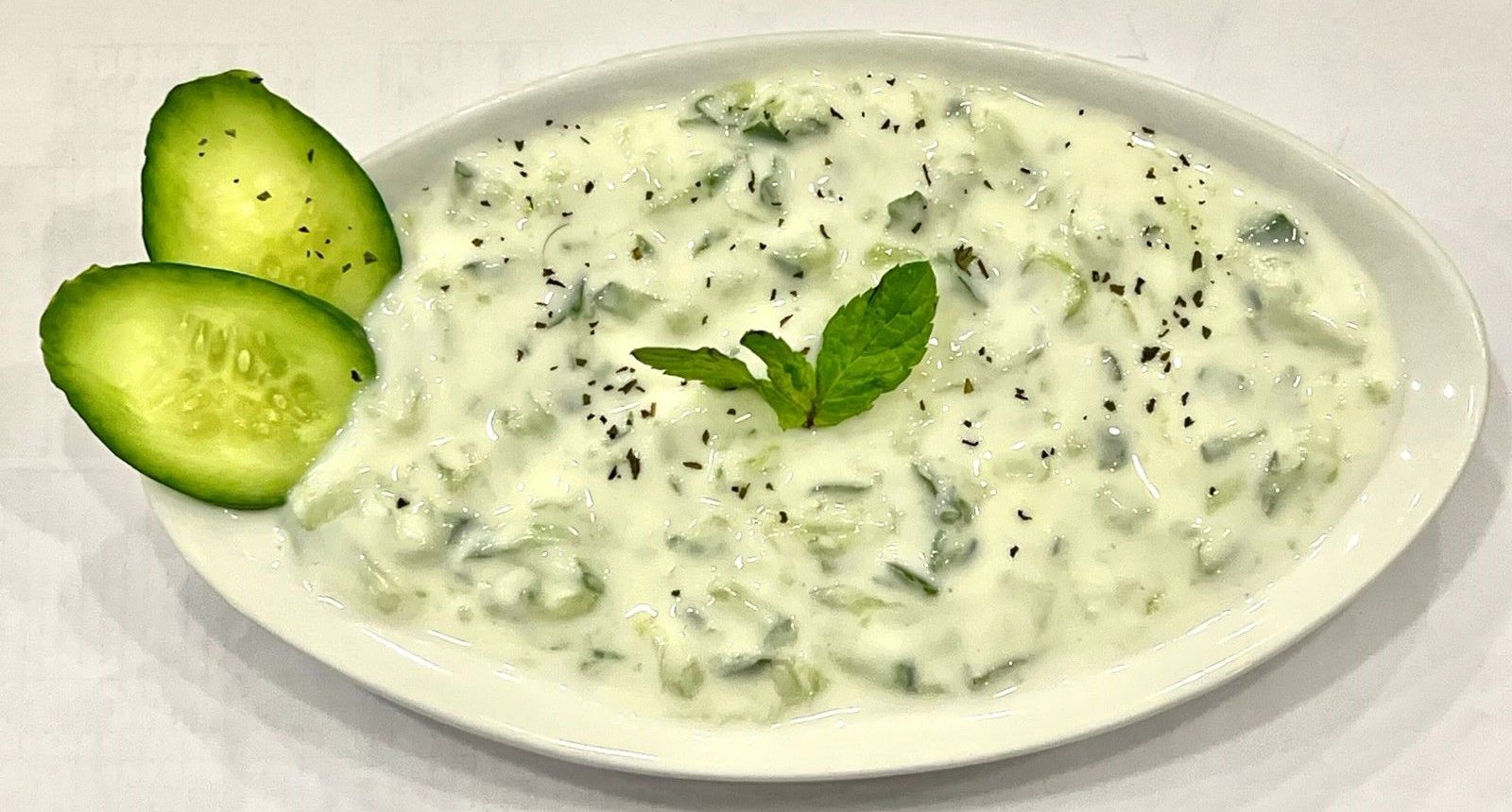 yogurt with cucumber salad