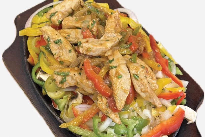 Chicken Fajita Shawarma Plate