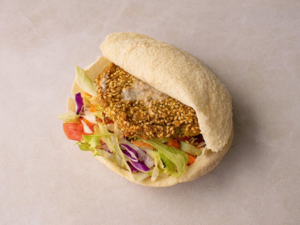 Curry Falafel With Pastrami