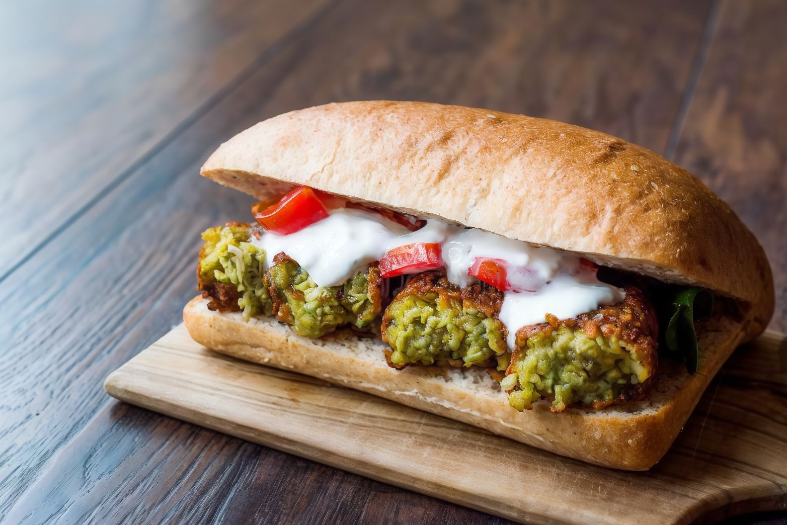Falafel Kofta Sandwich