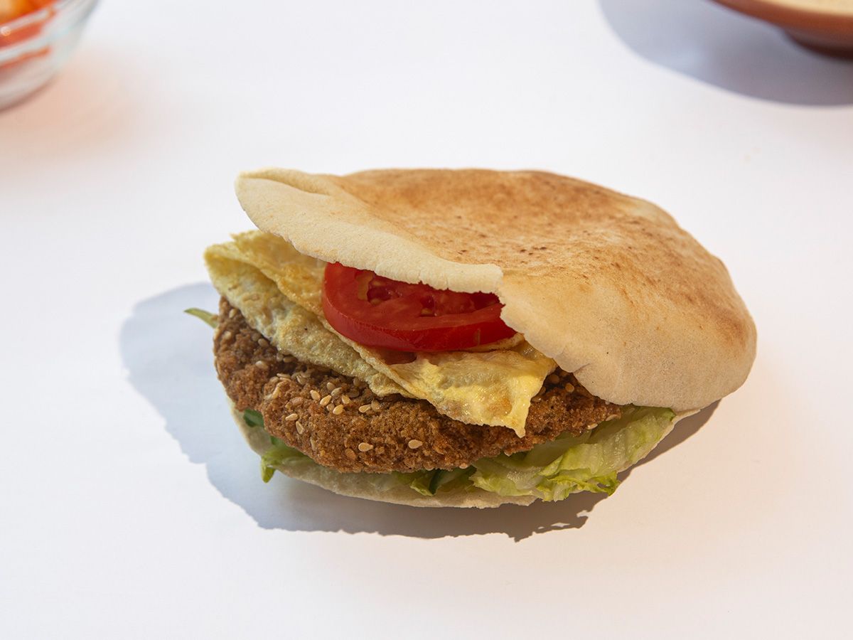 Falafel With Fried Eggs