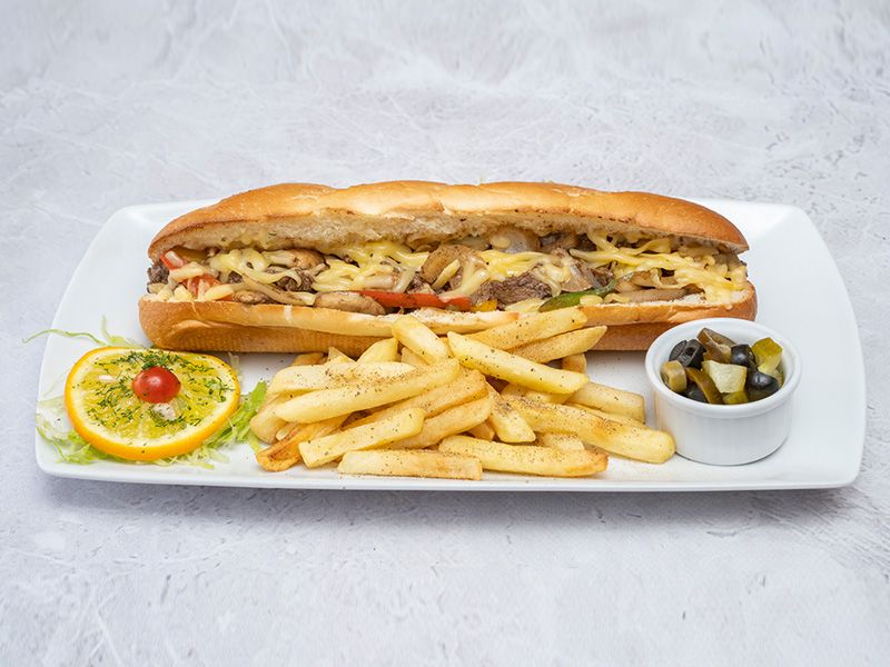 Famous Philadelphia Steak Sandwich