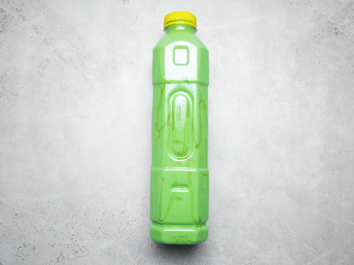 Avocado Juice Bottle with Honey