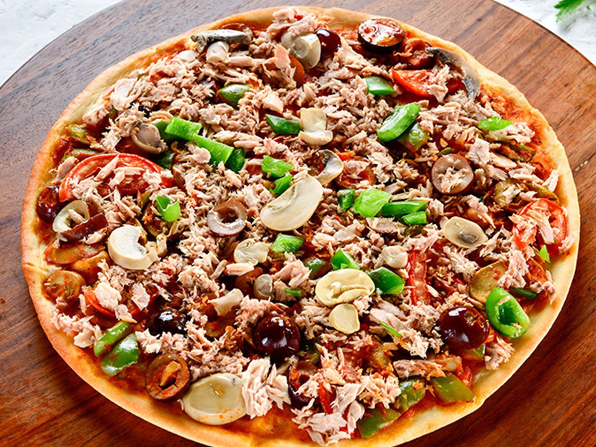 Fasting Tuna Pizza