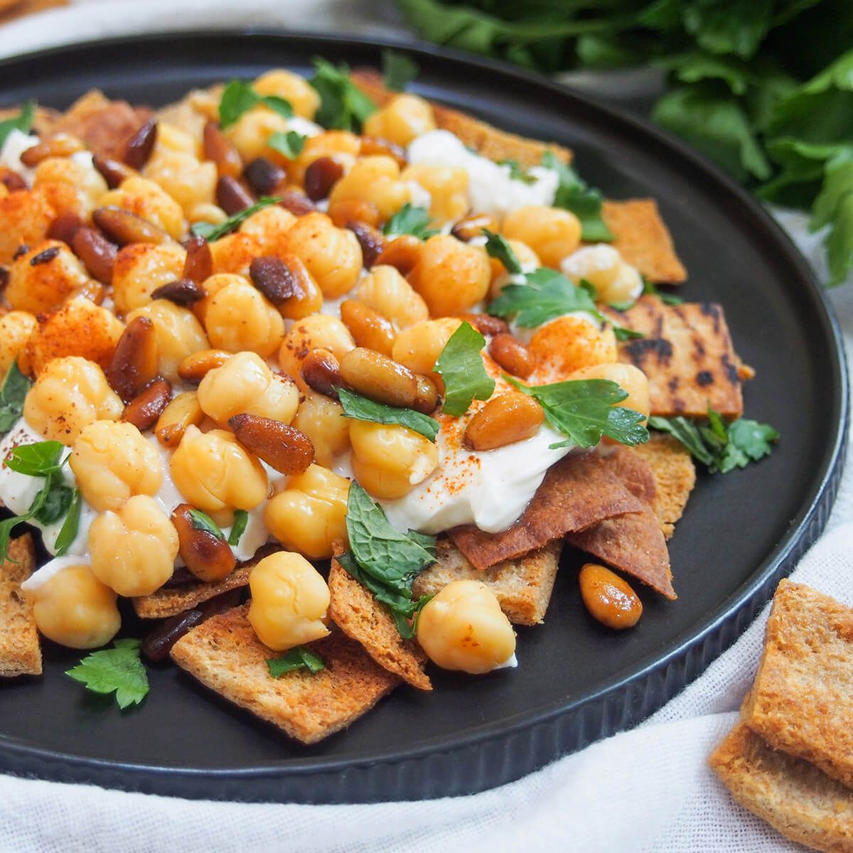 Chickpea Fatteh