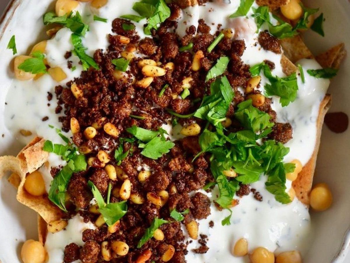 Fatteh Meal with Ghee