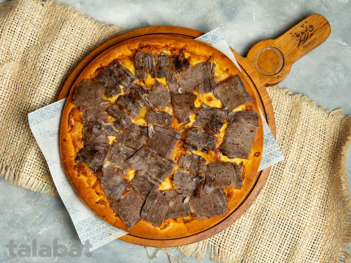 Meat Shawerma Pizza