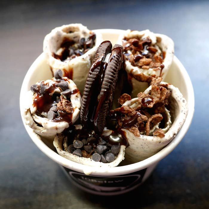 Chocolate Roll Ice Cream