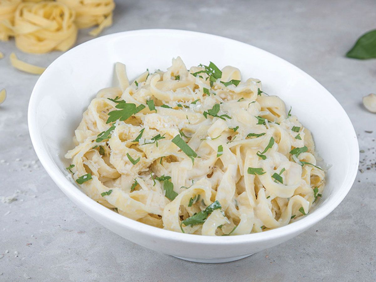 Fasting Fettuccine Pasta