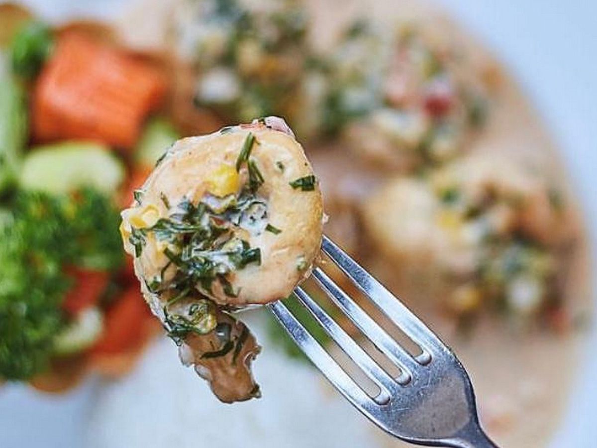 Fish Paupiette Plate