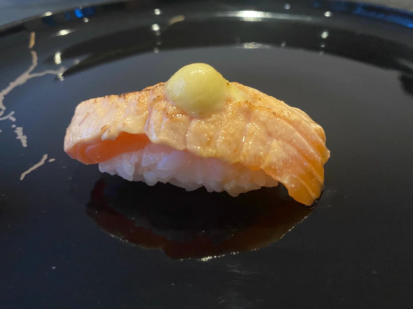 Spicy Salmon Nigiri