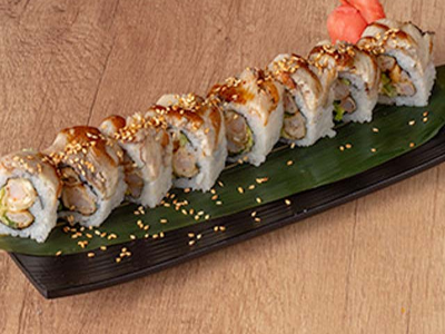 Flaming Shrimp Roll