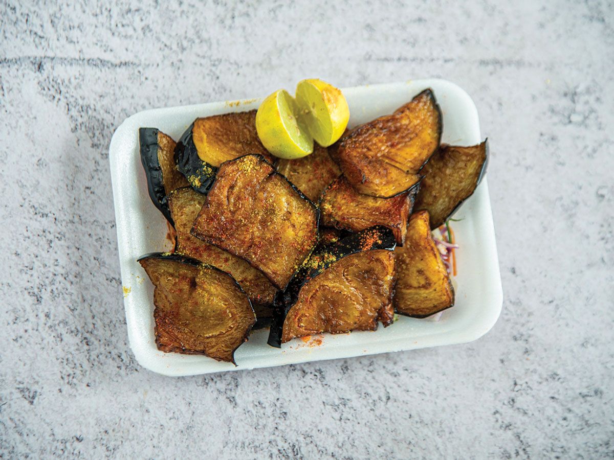 Fried Eggplant Dish