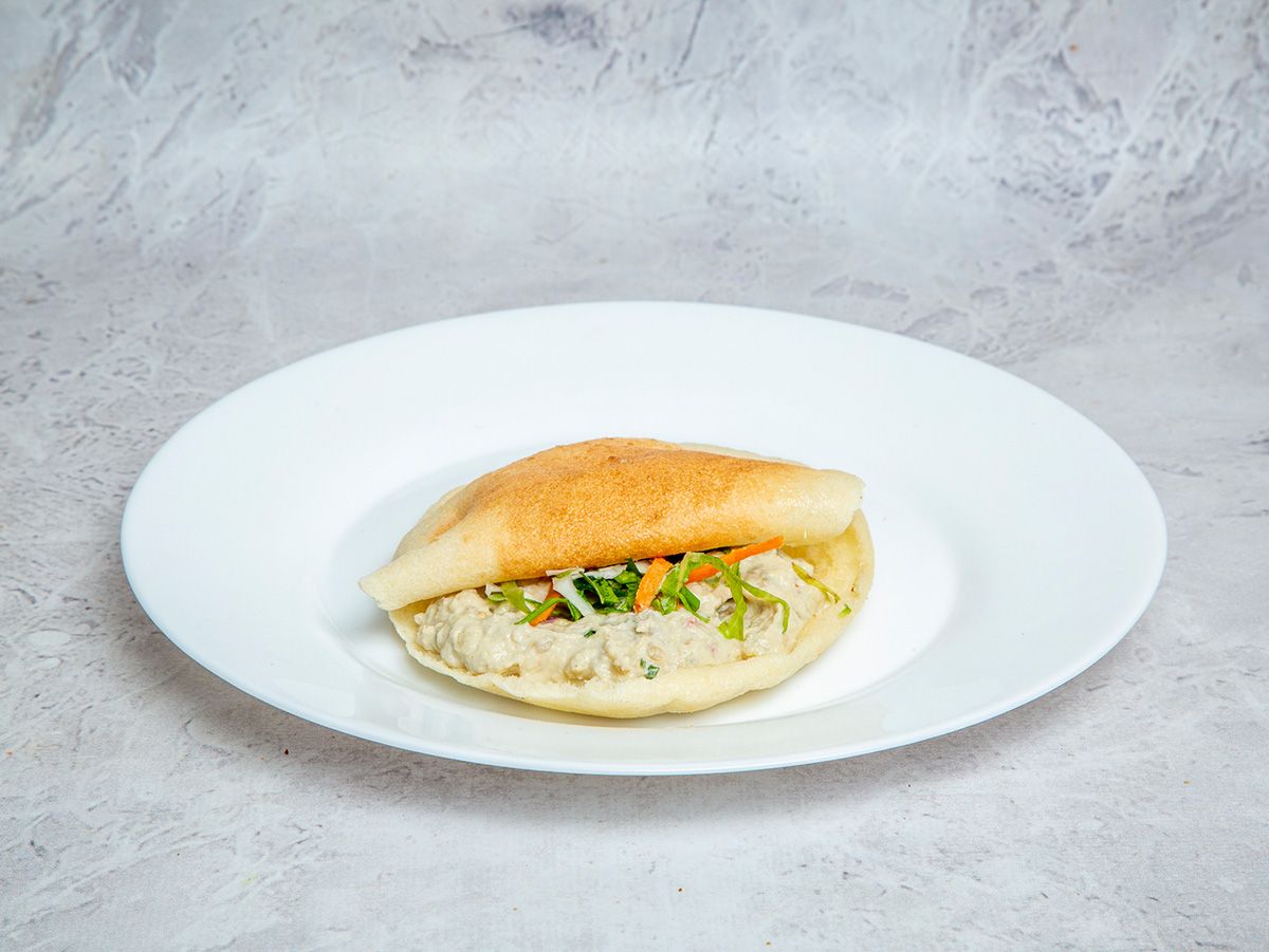 Foul Baba Ghannoug Sandwich