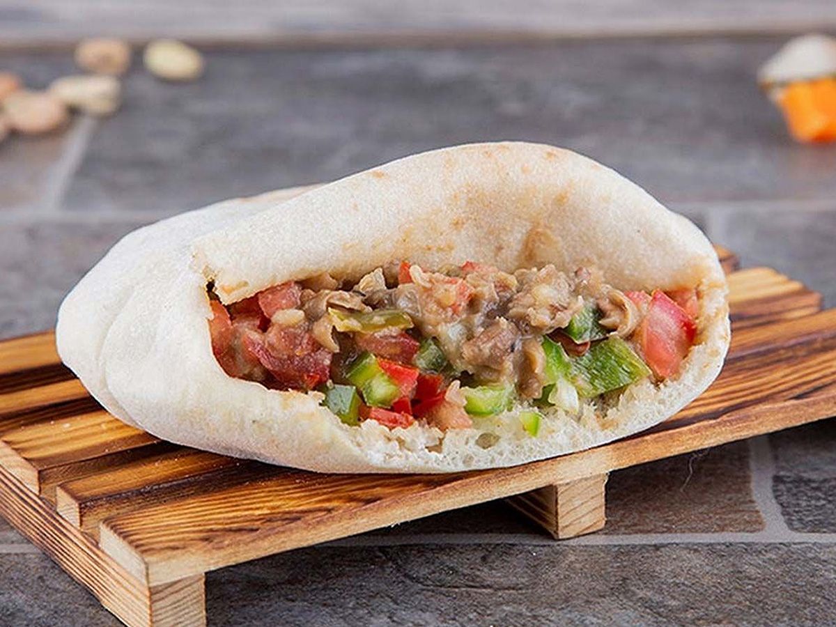 Foul With Baba Ghannoug Sandwich