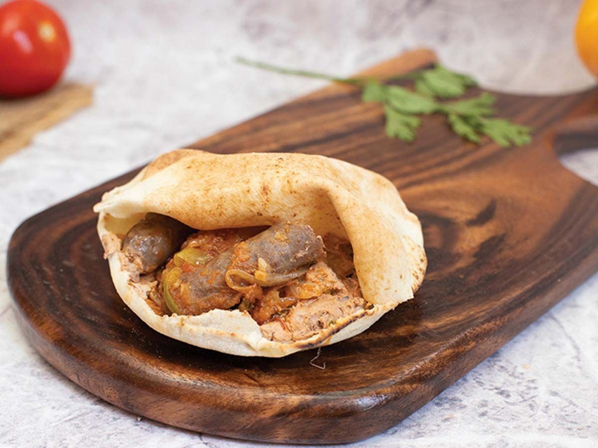 Sausage Foul Sandwich