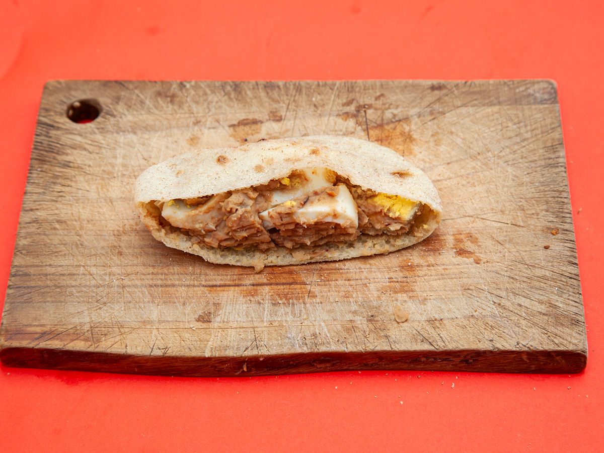 Falafel Stuffed With Boiled Eggs