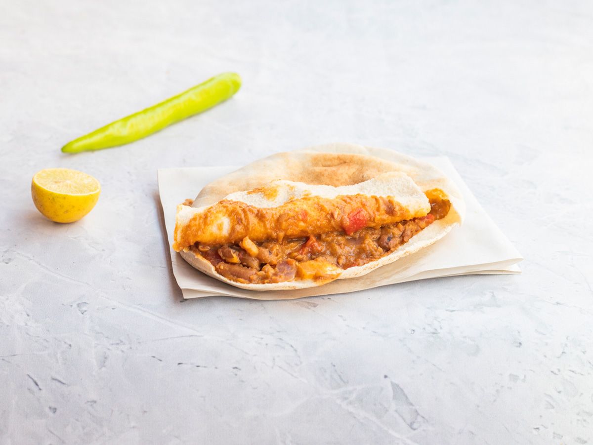 Foul Sandwich with Sauce