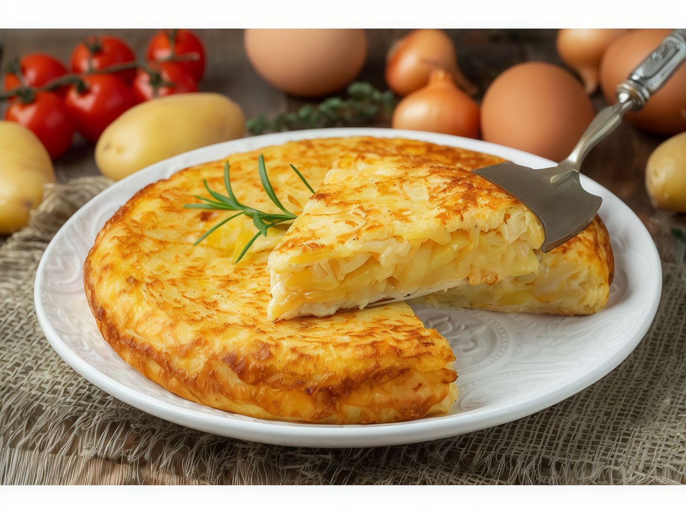 French Fries Sandwich With Omelette