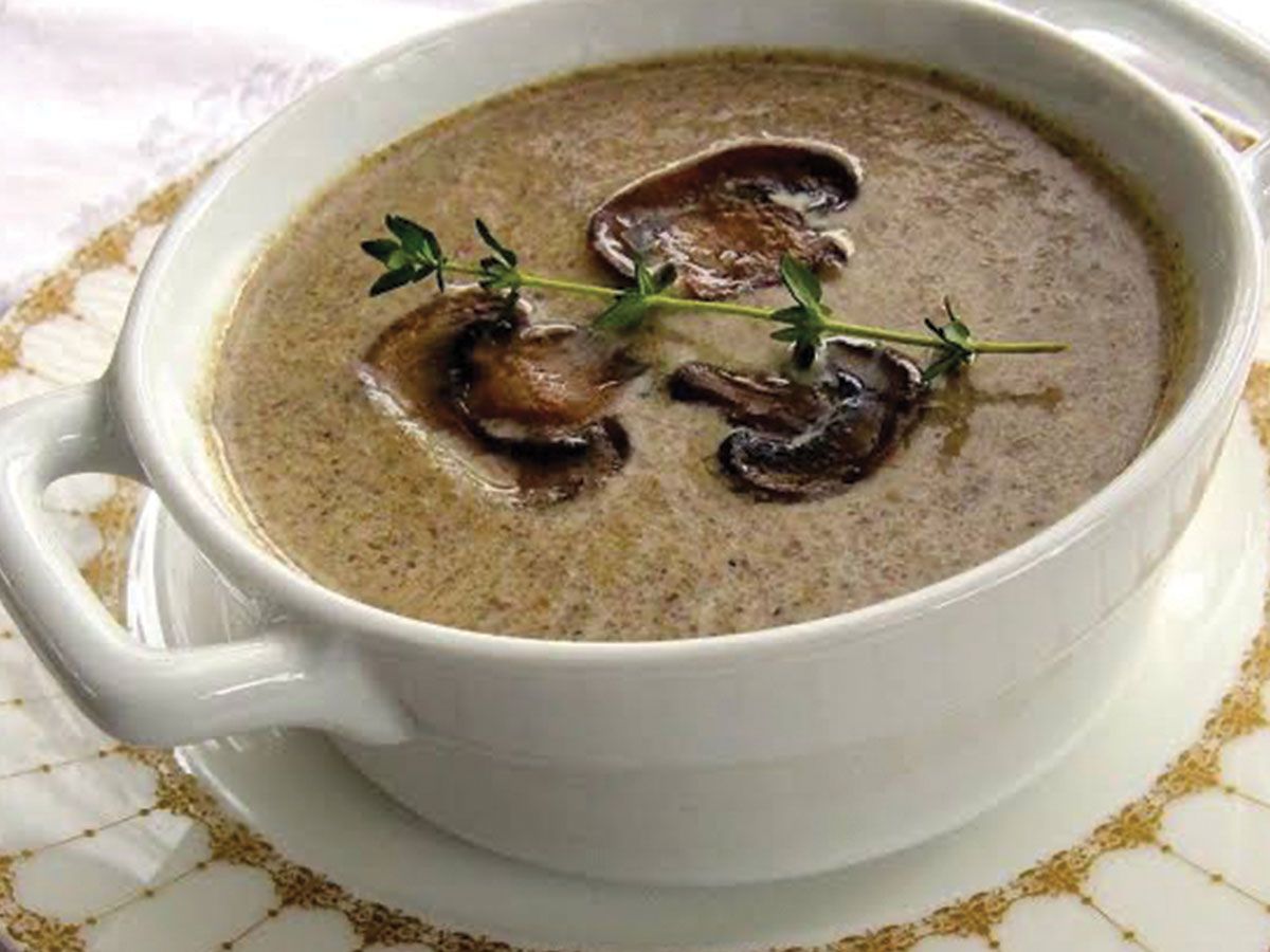 Authentic Homemade Fresh Mushroom Soup