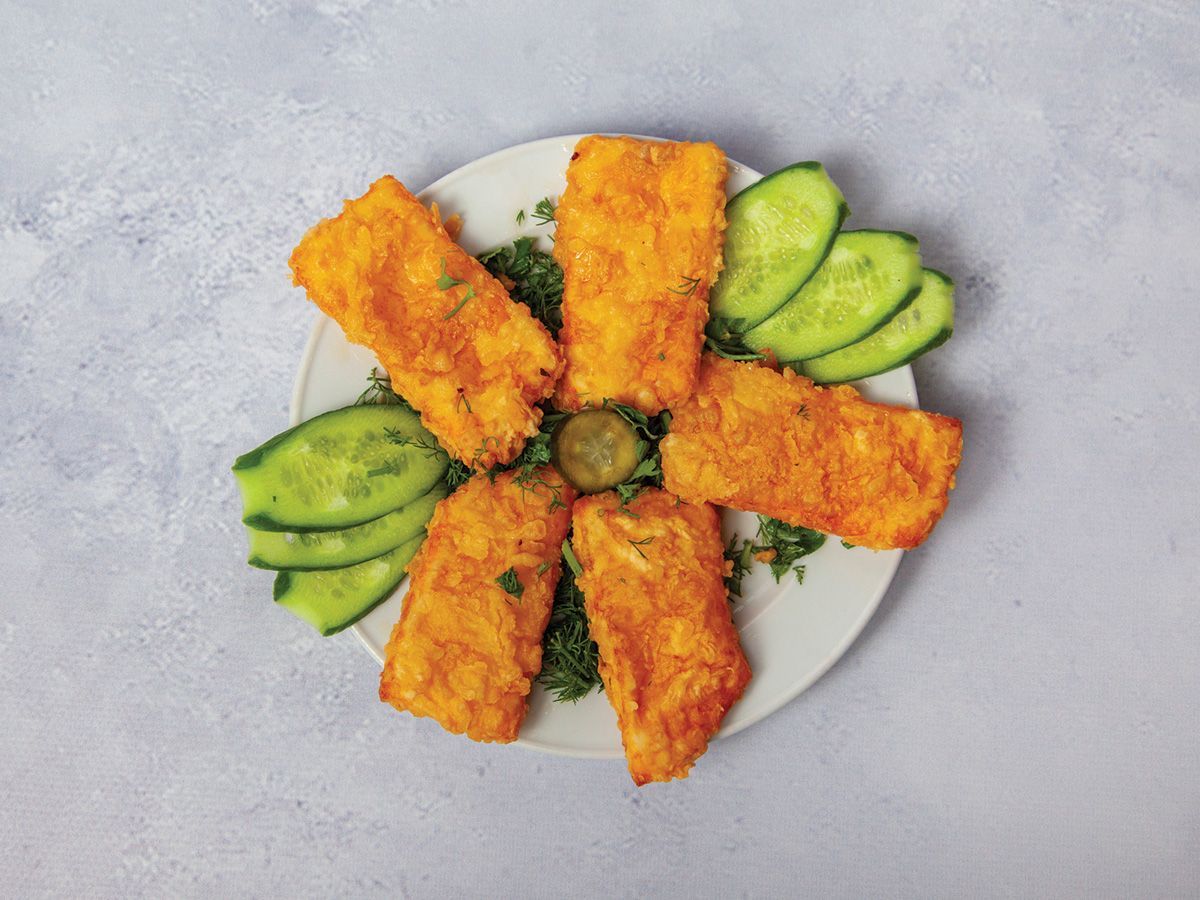 Fried Roumi Cheese Platter