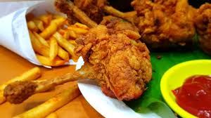 Fried Chicken Lolipops With Fries