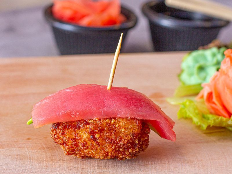 Salmon Crispy Rice