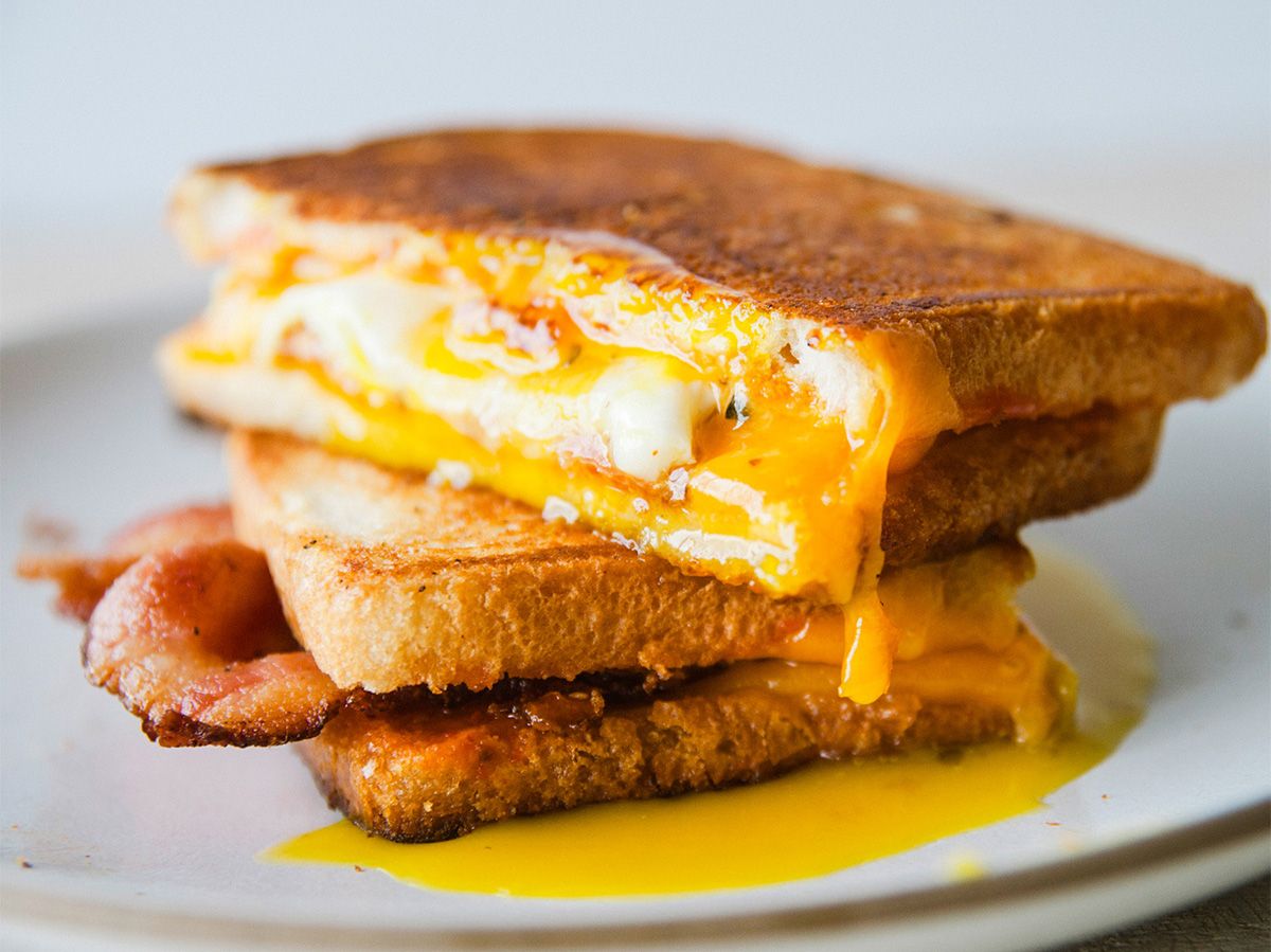 Fried Egg And Cheese Sandwich