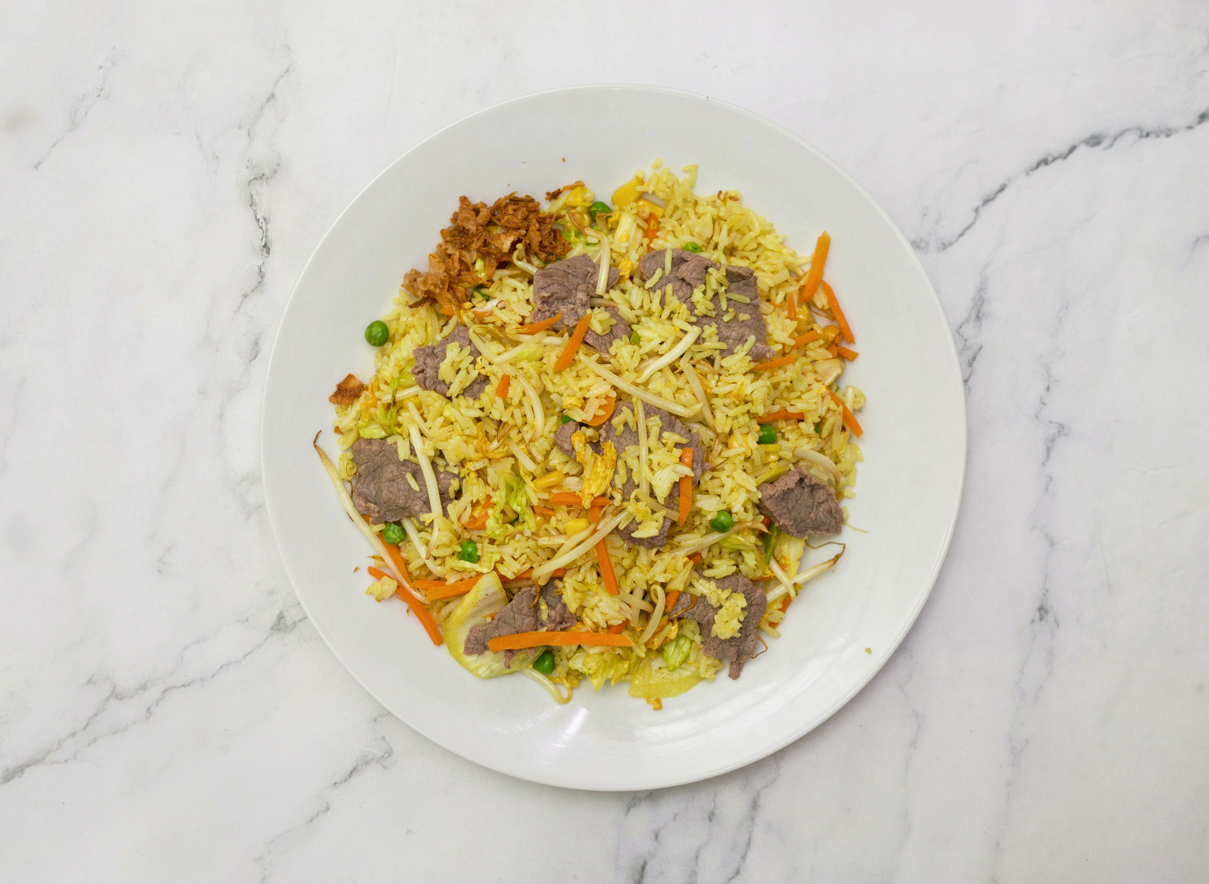 fried rice beef