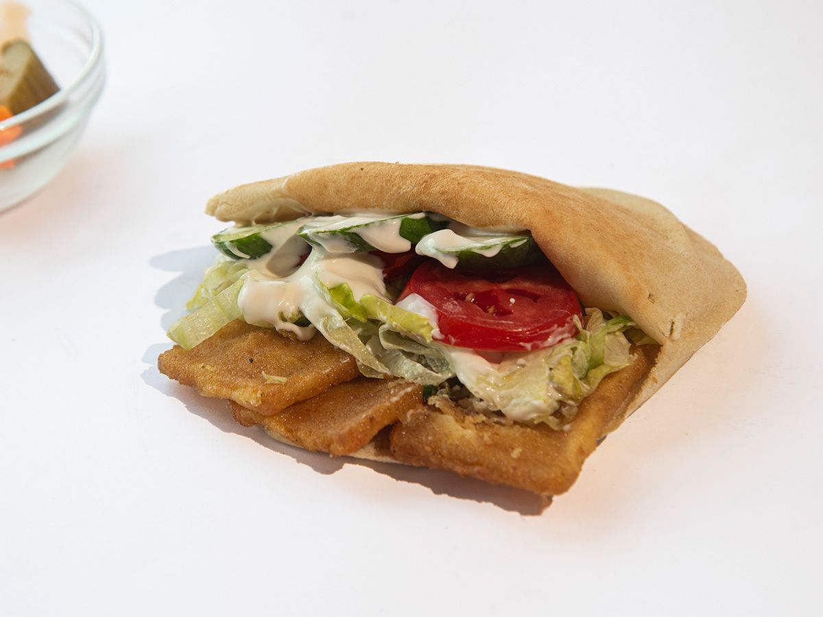 Fried Roumi Sandwich