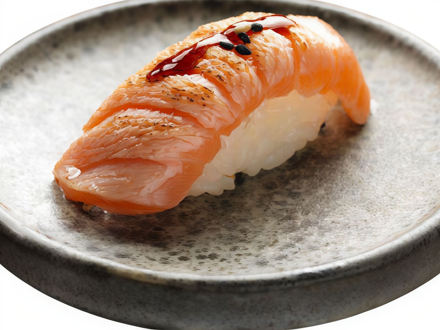 Fried Salmon Nigiri
