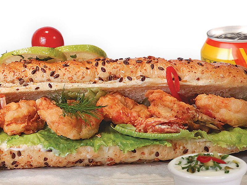 Fried Seafood Sandwich