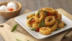 Fried Squid Nigiri Sushi