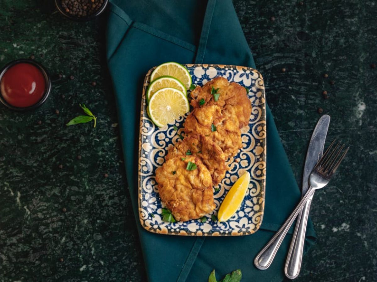 Fried Veal Brain Pane