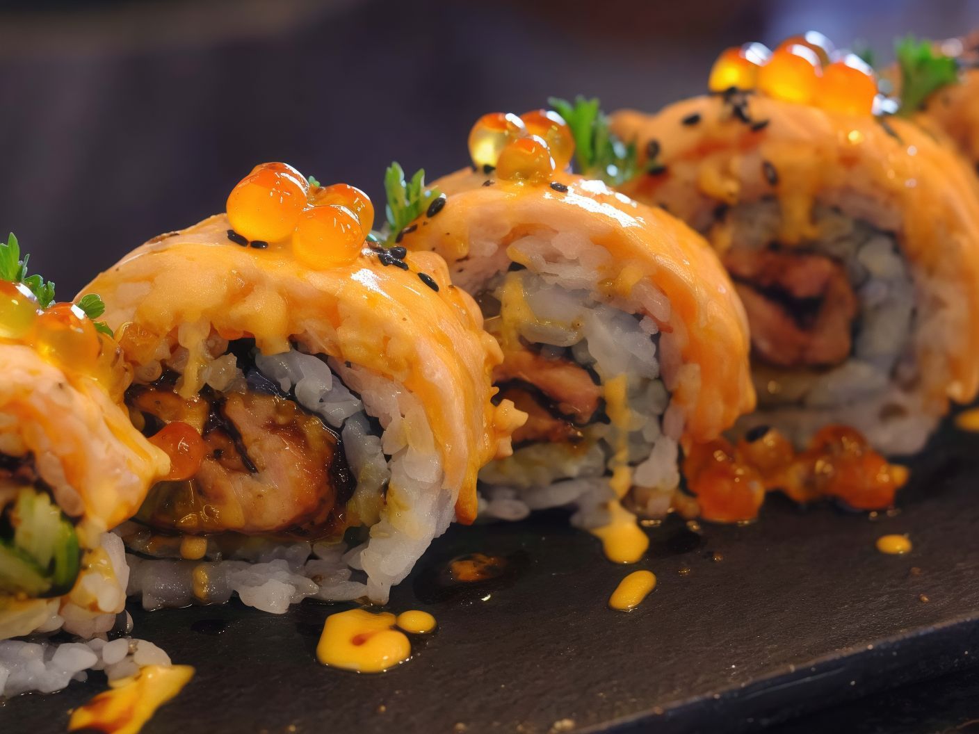 Fried Volcano Roll