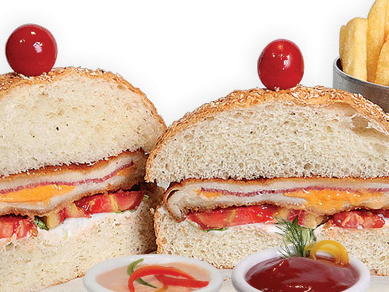 Fried Chicken Blue Ripple Sandwich