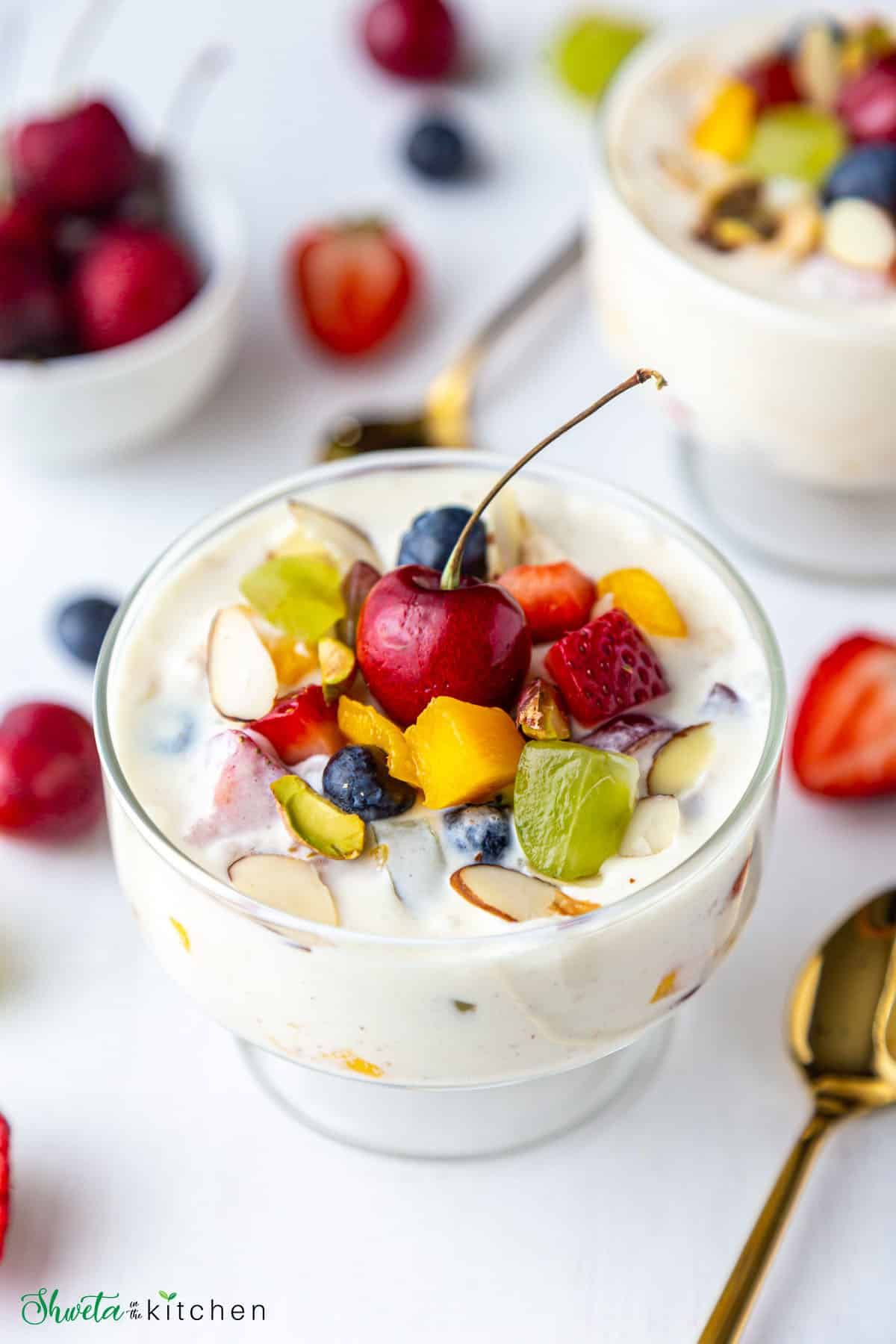 Fruit Yogurt Cocktail
