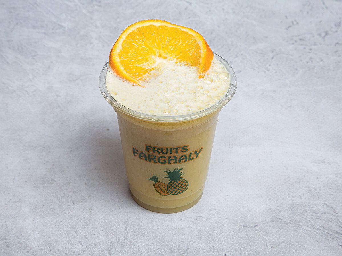Sugarcane With Orange Juice