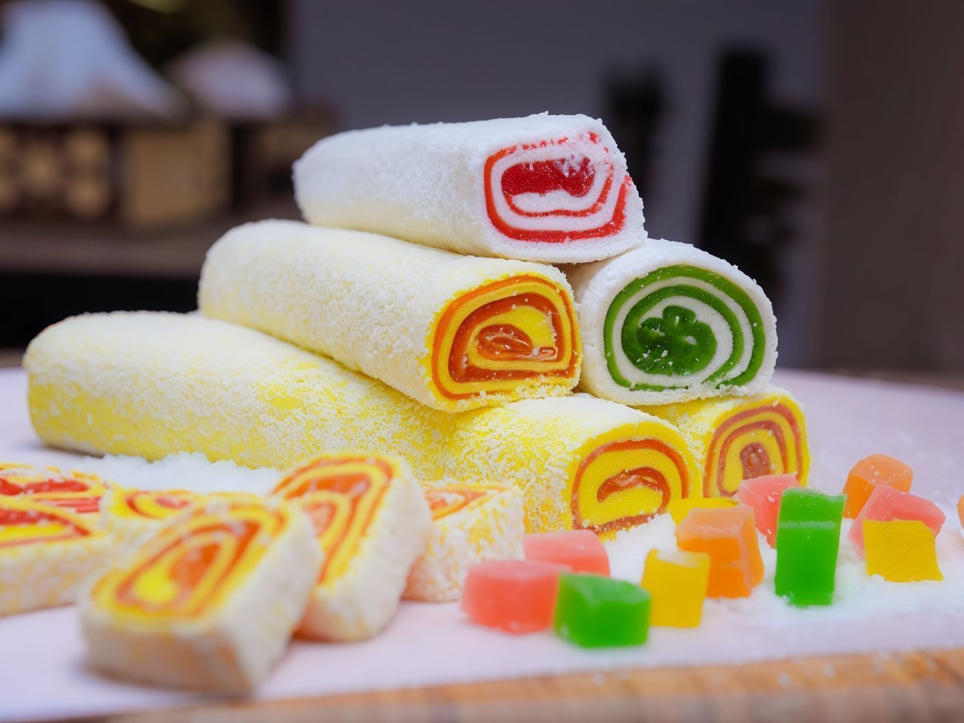 Fruit Swiss Roll Malban 1/2 Kg