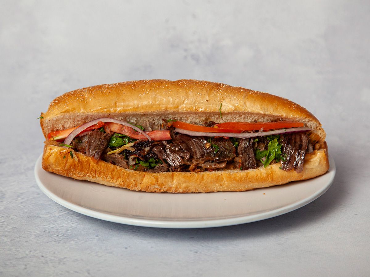 Beef Shawarma Sandwich - French Bread