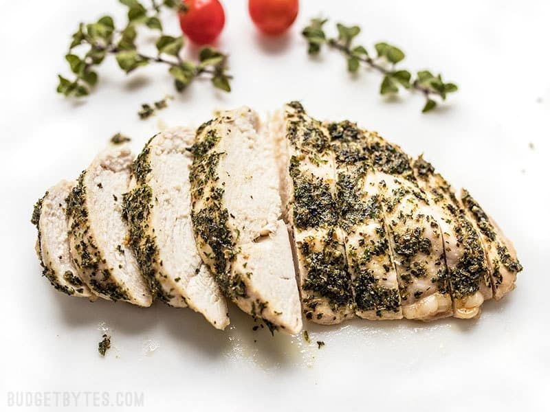 دجاج بالأعشاب مخبوزة