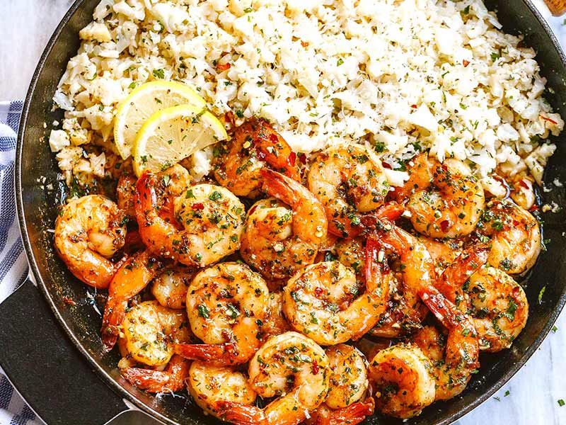 Shrimp Garlic Rice