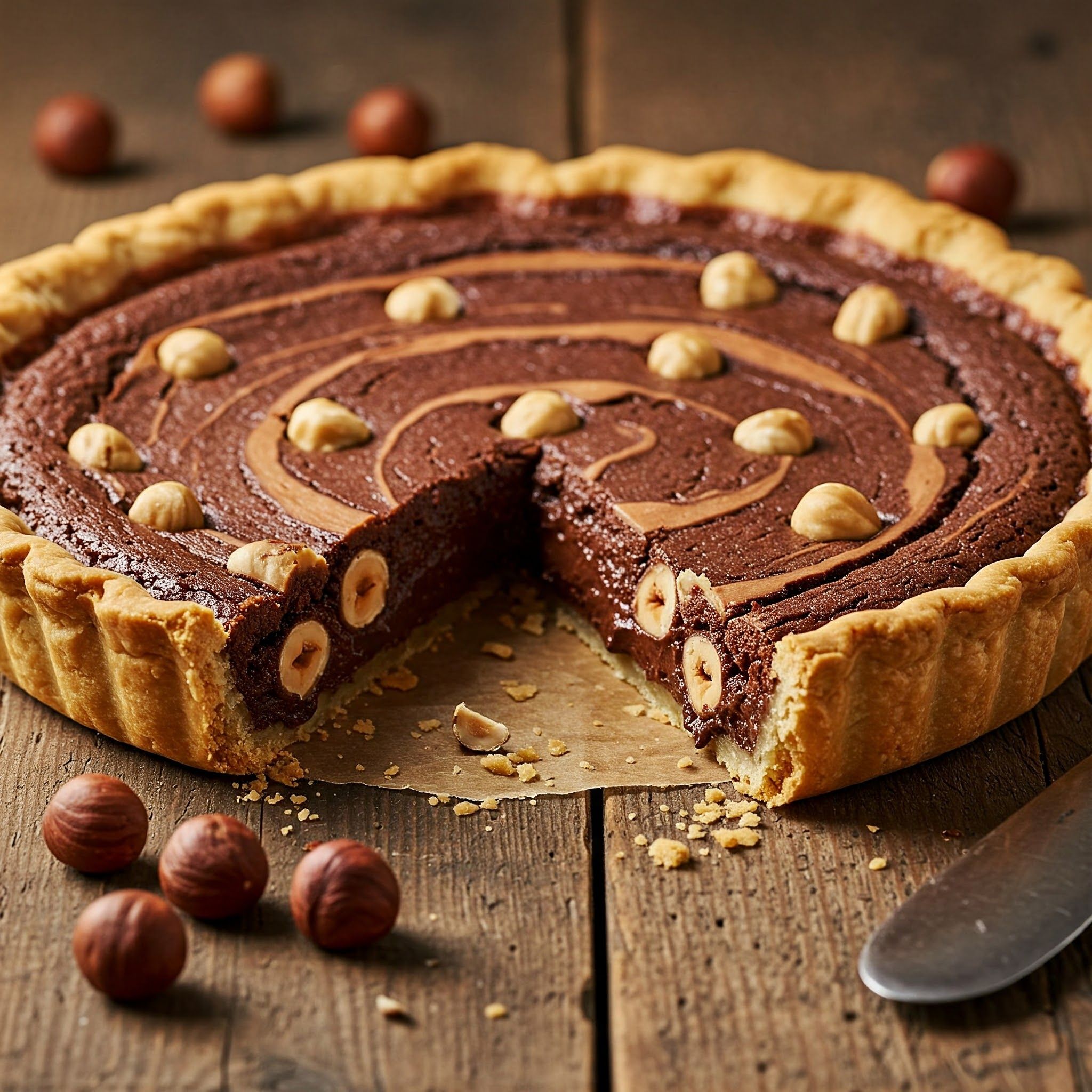 Chocolate Hazelnut Pie