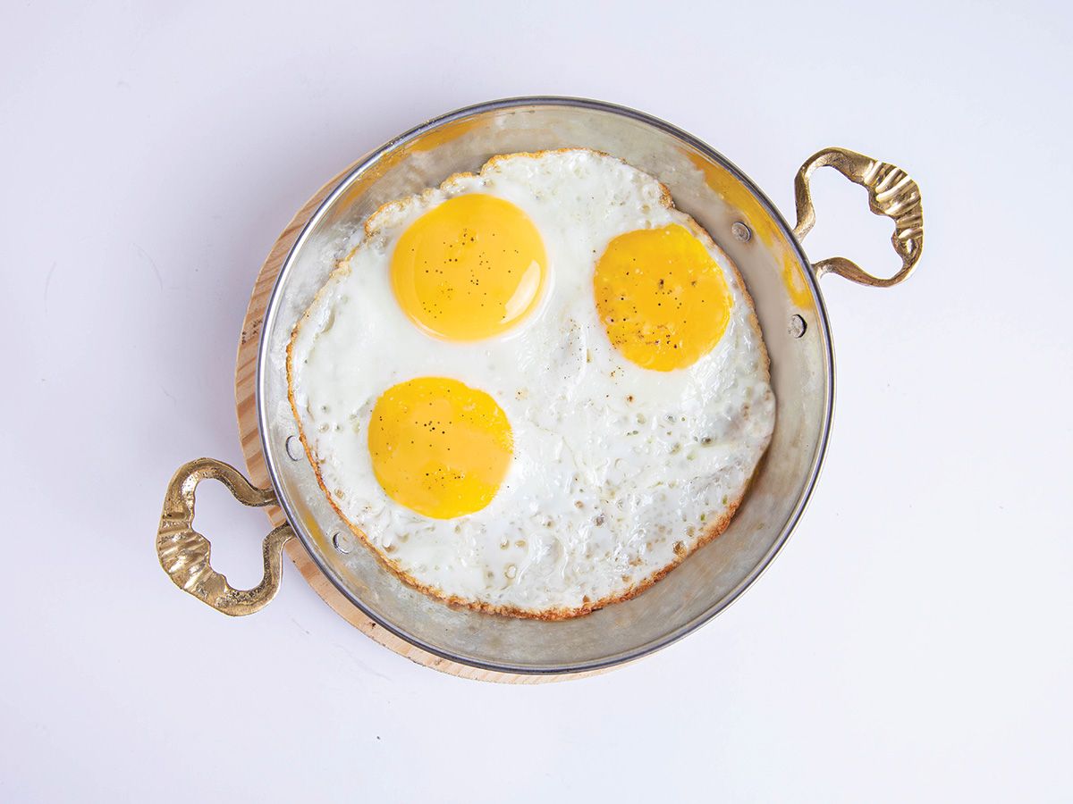 Sunny Side Up Eggs With Baladi Ghee