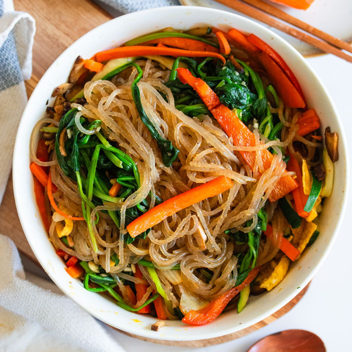 Egg Noodles With Vegetables