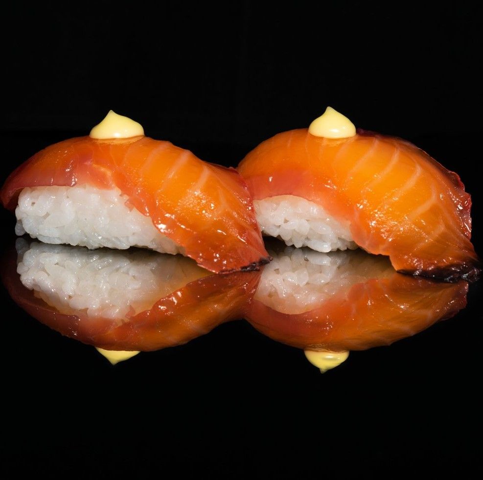 Gravlax Salmon Nigiri