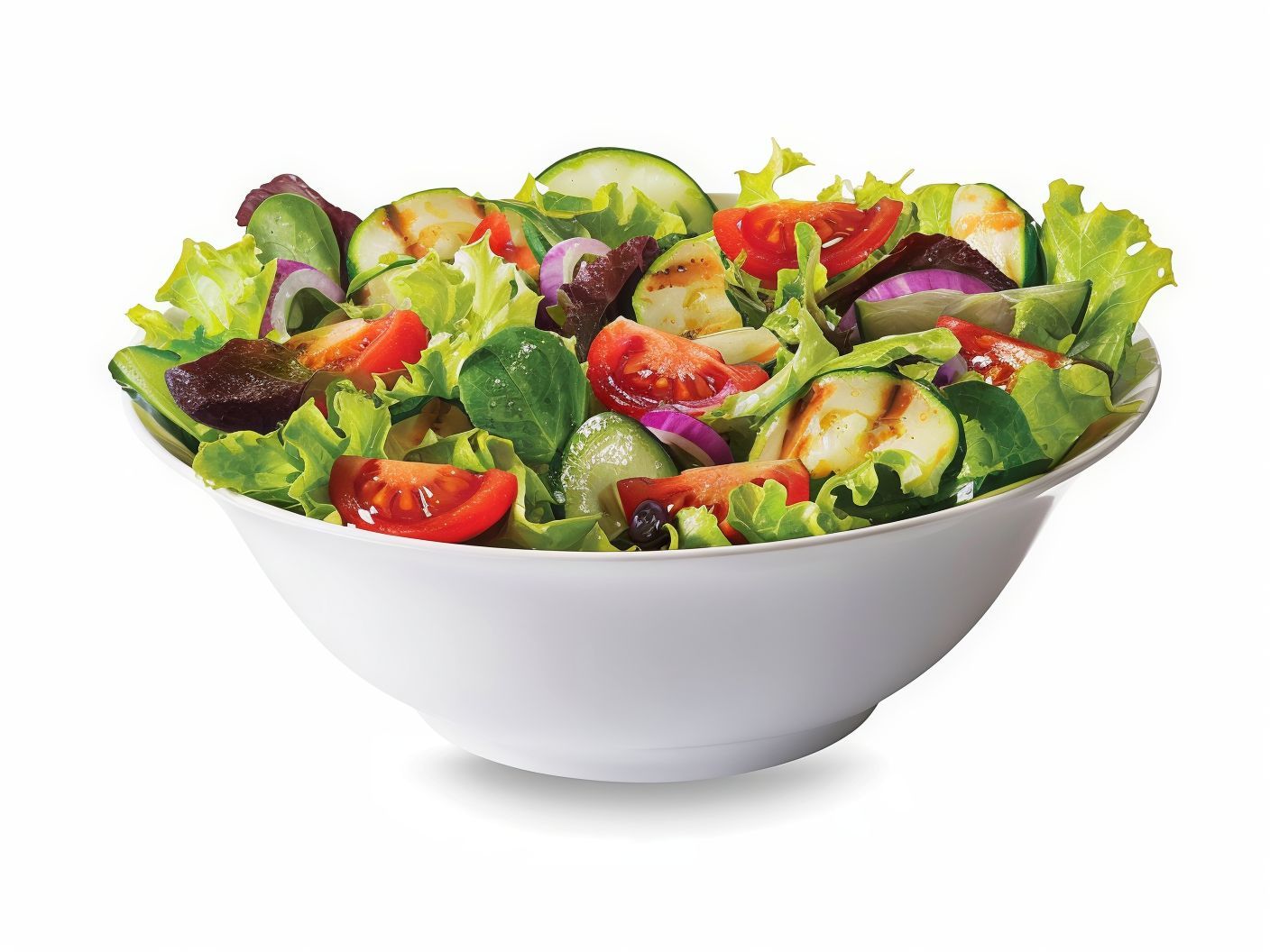 Sliced Green Salad