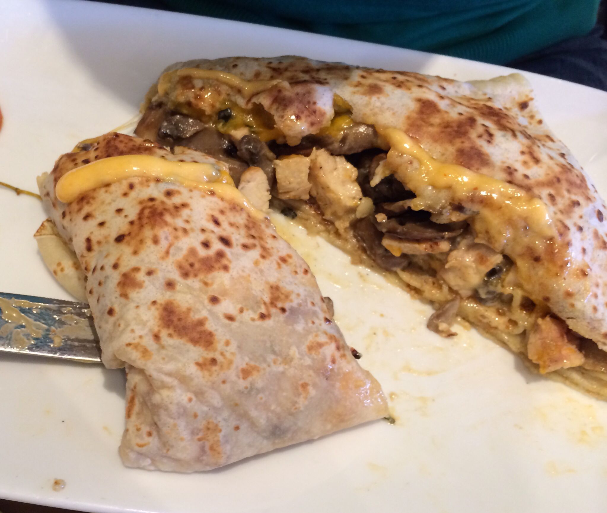 Grilled Chicken Crepe