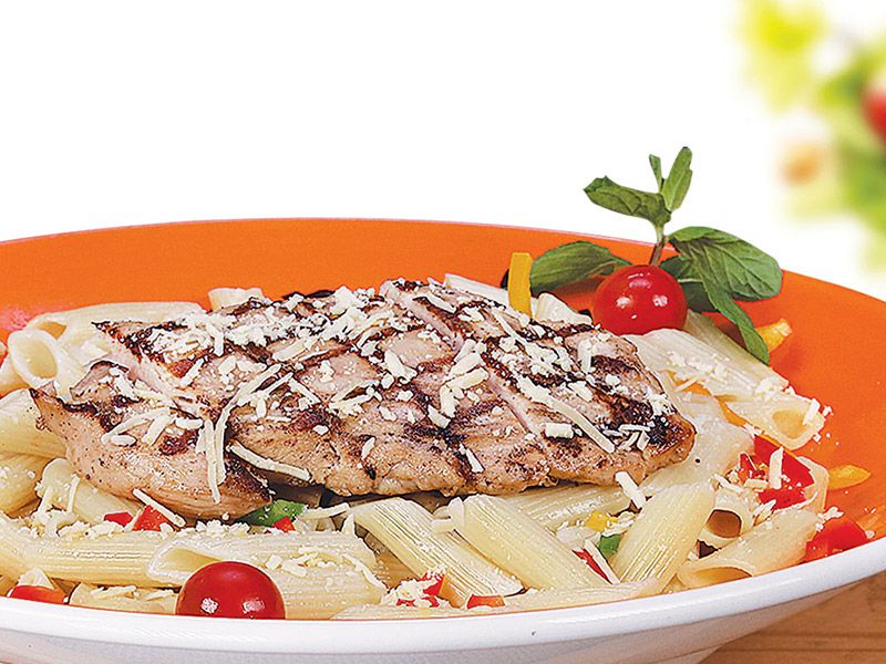Grilled Chicken Penne Pasta